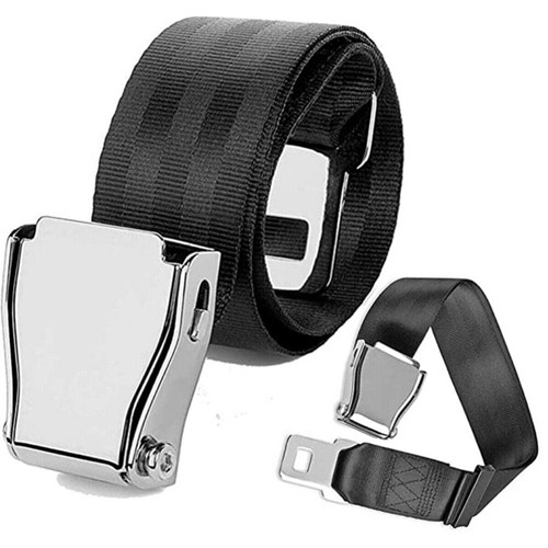 Airplane seat belt - seat, extenders